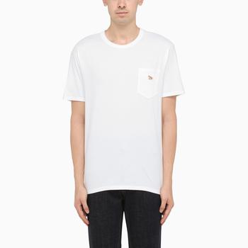 推荐White t-shirt with contrasting logo商品