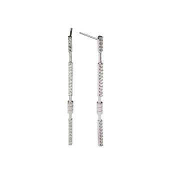 商品AME | Âme Totem 18K White Gold, Lab-Grown Diamond 0.85ct. tw. Long Drop Earrings,商家Premium Outlets,价格¥12722图片