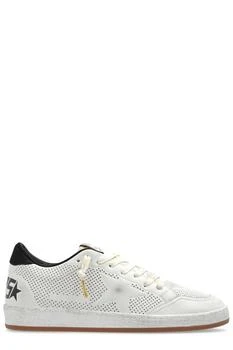 Golden Goose | Golden Goose Deluxe Brand Ball Star Lace-Up Sneakers,商家Cettire,价格¥2842