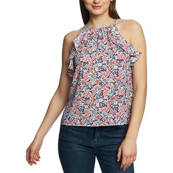 1. State是什么牌子, 1. State | 1.State Womens High Neck Flounce Blouse商品图片 1.1折