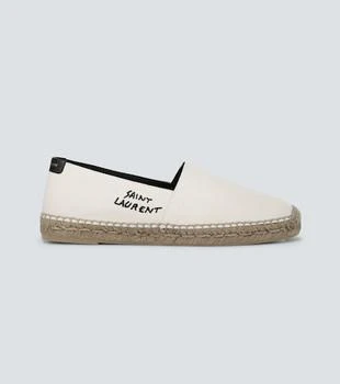Yves Saint Laurent | 刺绣帆布草编鞋,商家MyTheresa CN,价格¥5440