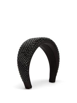 Prada | Studded satin headband商品图片,