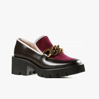 商品All Black | Links Loafers in Purple/Brown,商家Premium Outlets,价格¥974图片