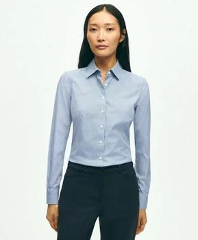 Brooks Brothers | Fitted Stretch Supima® Cotton Non-Iron Mini Stripe Dress Shirt 6折