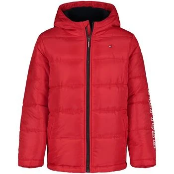 Tommy Hilfiger | Big Boys Logo Hem Puffer Coat,商家Macy's,价格¥406