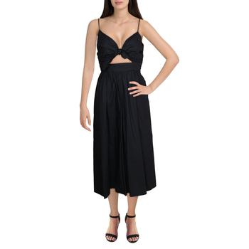 A.L.C., A.L.C. | A.L.C. Womens Daniela 100%Organic Cotton Spaghetti Straps Midi Dress商品图片 2.5折