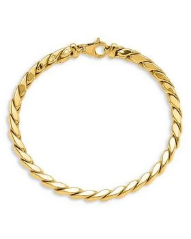 Bloomingdale's | Men's 14K Yellow Gold Polished Fancy Link Chain Bracelet - Exclusive,商家Bloomingdale's,价格¥12336