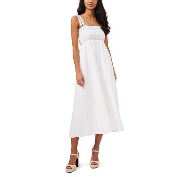 1. State是什么牌子, 1. State | Women's Cotton Smocked Dress商品图片 7.5折×额外7.5折, 额外七五折