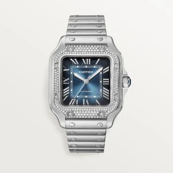 Cartier | 包邮包税【预售7天发货】 CARTIER 23秋冬 女士 腕表 Montre Santos de Cartier W4SA0006,商家TLS PARIS,价格¥126435