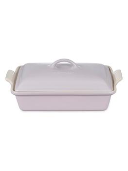 商品Le Creuset | 4-Quart Heritage Stoneware Covered Rectangular Casserole,商家Saks Fifth Avenue,价格¥1020图片