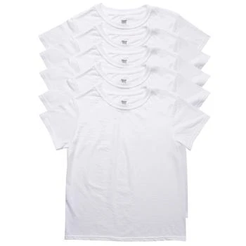 Hanes | Big Boys Ultimate Cotton Blend Crew Undershirt, Pack of 5,商家Macy's,价格¥112