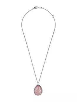 Ippolita | Rock Candy Sterling Silver, Rock Crystal & Shell Large Pendant Necklace,商家Saks Fifth Avenue,价格¥3690