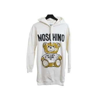 Moschino | Moschino Drawing Teddy Bear Hoodie White 5.2折