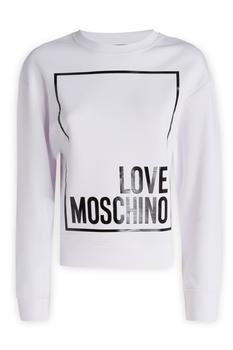 Love Moschino | Love Moschino Logo Printed Crewneck Jumper商品图片,6.7折