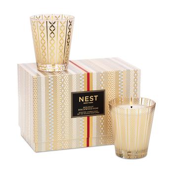 商品NEST New York | 2-Pc. Holiday & Birchwood Pine Classic Candle Gift Set,商家Macy's,价格¥600图片