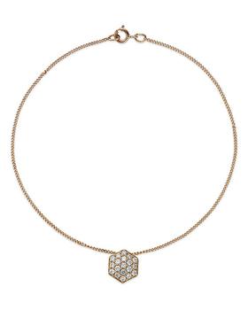 商品Bloomingdale's | Diamond Hexagon Pendant Necklace in 14K White Gold, 0.25 ct. t.w. - 100% Exclusive,商家Bloomingdale's,价格¥11854图片