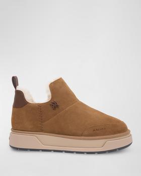 推荐Men's Malibu Shearling-Lined Suede Ankle Boots商品