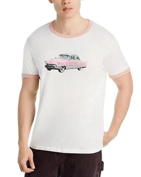 Re/Done | Pink Caddy Ringer Tee 