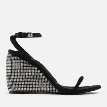 推荐Alexander Wang Dahlia Crystal-Embellished Neoprene Wedge Sandals商品