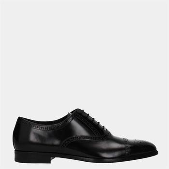 Prada | Prada Black Leather brogue Lace Up And Monkstrap Shoes Size US 8 EU 41商品图片,