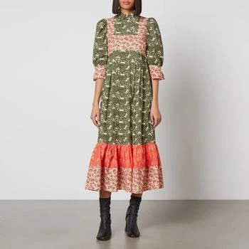 推荐Batsheva X Laura Ashley Ruthin Printed Cotton Midi Dress商品