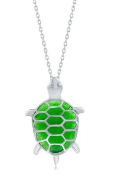 SIMONA | Jade Turtle Pendant Necklace,商家Nordstrom Rack,价格¥406