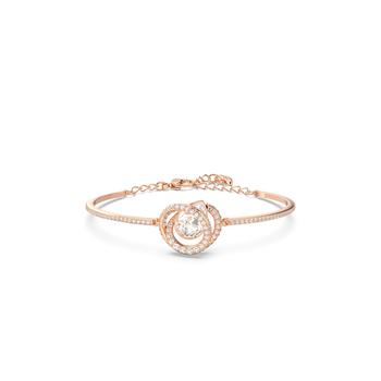 施华洛世奇手镯真假, Swarovski | Generation bangle white rose gold-tone plated商品图片 