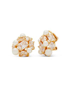 Kate Spade | Rock Candy Imitation Pearl Cluster Stud Earrings商品图片,独家减免邮费