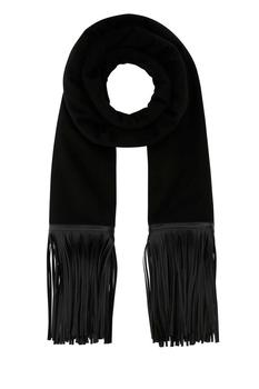 菲拉格慕经典款, Salvatore Ferragamo | Salvatore Ferragamo Wraparound Style Fringed Scarf商品图片 8.2折