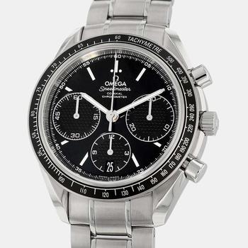 欧米茄怎么样, [二手商品] Omega | Omega Black Stainless Steel Speedmaster Racing 326.30.40.50.01.001 Men's Wristwatch 40 mm商品图片 6.6折