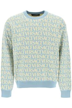 推荐Versace monogram cotton sweater商品