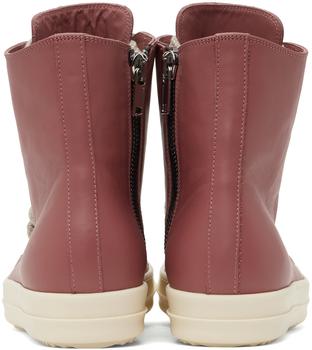 Rick Owens Pink Porterville Jumbolaced Sneakers - Casual