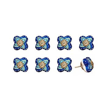 KNOB-IT | Handpainted Ceramic Knob Set of 8,商家Macy's,价格¥253
