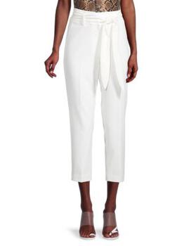 DKNY | ​Tie-Front High-Waist Pants商品图片,2.5折