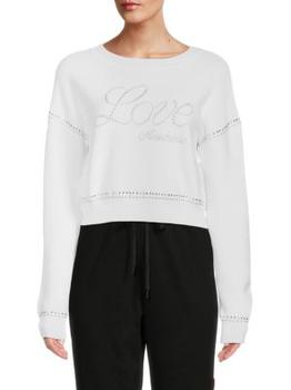 Love Moschino | Embellished Cropped Sweater商品图片,3.3折