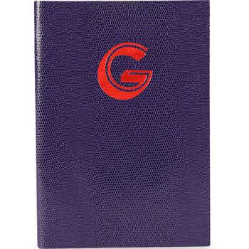 商品Letter g designer notebook in purple图片