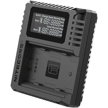 商品NITECORE FX3 2-Slot USB-C QC Battery Charger for Fujifilm X-T4图片