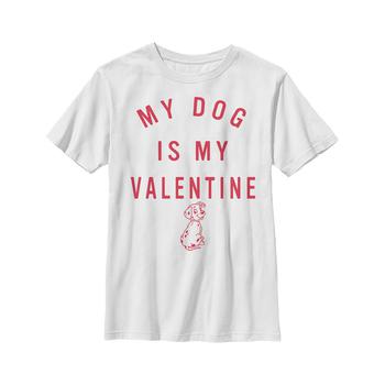 Disney | Boy's One Hundred and One Dalmatians My Dog is My Valentine  Child T-Shirt商品图片,独家减免邮费
