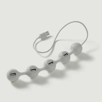商品Lexon Design | Multi-Port USB Peas Hub White Lexon Design,商家L'Exception,价格¥227图片