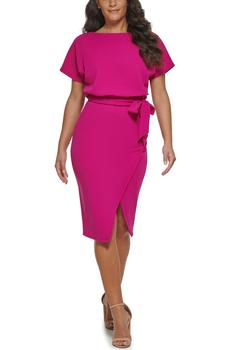 Kensie | Tie Front Blouson Dress商品图片,5.4折