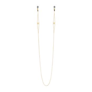 商品Celine | 【预售3-7天】赛琳 22新款 TRIOMPHE系列 女士塑料配金色金属太阳镜链460CF6ECP.35OR,商家IWCOCO,价格¥3857图片