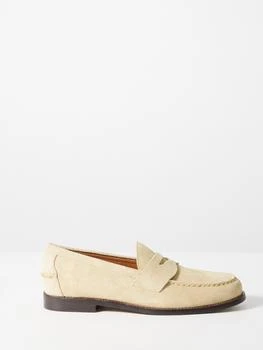 推荐Alston suede penny loafers商品