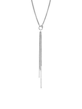 商品Sterling Silver & 0.74 TCW Diamond Short Fringe Necklace图片
