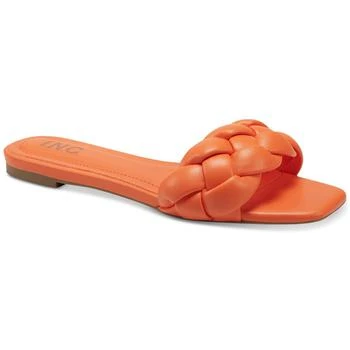 推荐INC Womens Partee Faux Leather Slip On Slide Sandals商品