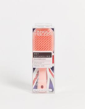 product Tangle Teezer The Wet Detangler Mini hairbrush in Blush Glow Frost image
