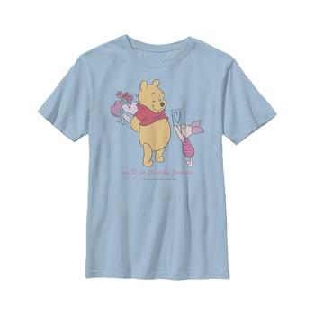 Disney | Boy's Winnie the Pooh We'll Be Friends Forever Piglet  Child T-Shirt商品图片,独家减免邮费