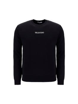 推荐Valentino Jacquard Logo Long-Sleeved Sweater商品