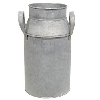 HomeGifo | Natural Zinc Milk Can 10.5"H,商家Premium Outlets,价格¥429