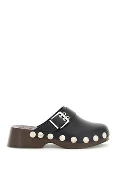 Ganni | Ganni leather retro mules商品图片,5.5折