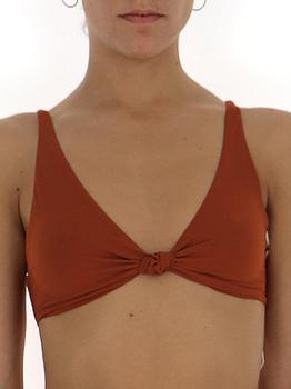 Tory Burch | Tory Burch Palma V Neck Knotted Bikini Top商品图片,5.9折